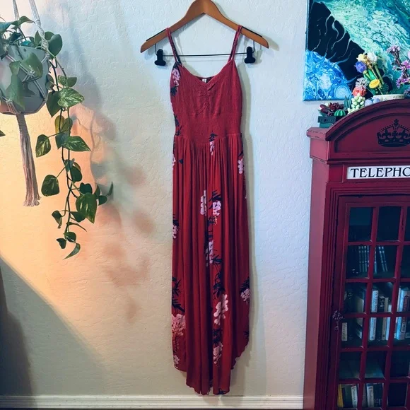 knee length dresses for ladies Free People Womens She's A Waterfall Maxi Dress, Size 12 – Vanessa Jane
